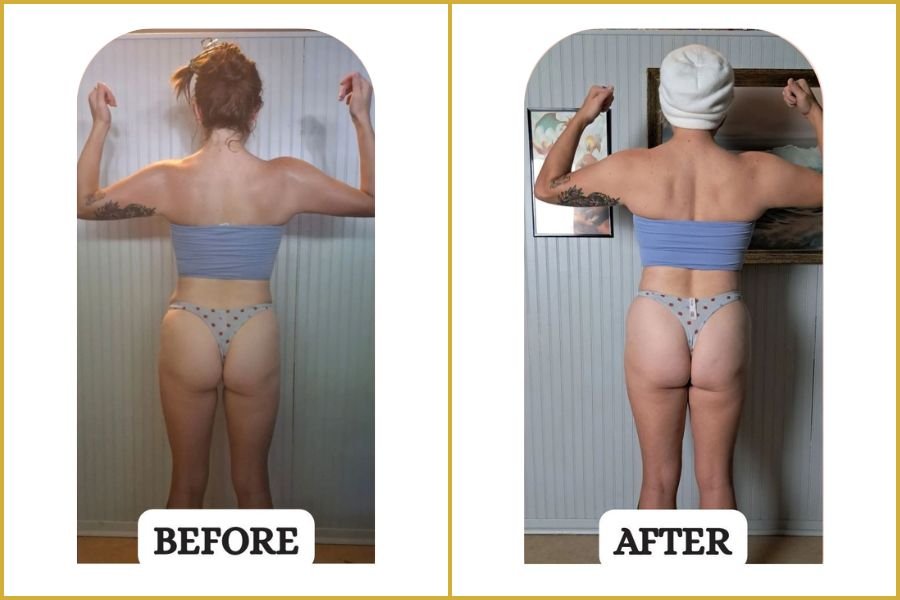 Allison's transformation - From 1400 to 2100 calories